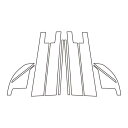 【20%OFFクーポン7/4-11】カーボンシート ライズ A200系 ピラーフルセット バイザーカットタイプ 外装 カスタム 傷防止 汚れ 保護 アクセサリー...