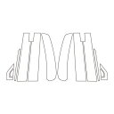【20%OFFクーポン7/4-11】カーボンシート N-WGN N-ワゴン ピラー バイザーカット 純正 無限 マジカルアートシート ホンダ ハセプロ JH3 ...