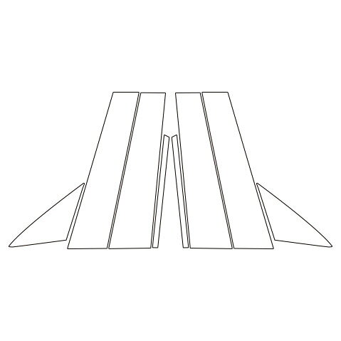 樂天商城 - 【20％OFFは4/24-27】カーボンシート ハセプロ マジカルアートシート ピラー Aクラス V177セダン 2019.7〜