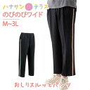 おしりスルッとらくらくライン入りパンツ M L LL 3L シニアファッション レディース 婦人 用 80代 高齢者 服 大きいサイズ 滑りやすい 引き上げやす...