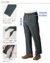 日本製 裾ファスナーパンツ 通年間 M L LL 3Lシニアファッション メンズ 紳士 用 70代 80代 高齢者 服 膝だし簡単 介護ズボン リハビリズボン ウエストゴム 通院時の面倒な着脱解消 足湯 病院診察 男性 90代 39141 3