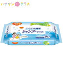 お風呂 清拭 洗浄用品 シート 浴室 入浴サポート 洗髪 ふくだけ簡単シャンプーナップ 30枚入り ピジョンタヒラ 介護 施設 病院 介助 入浴サービス デイケア 泡立たない