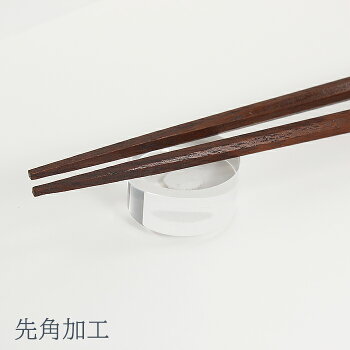 八角箸夫婦箸先角箸化粧箱入送料無料和紙包装無料使いやすい箸敬老の日結婚祝いストライプ柄江戸唐木箸漆川上商店東京日本製