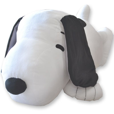 スヌーピー抱きまくら 抱き枕 スヌーピー 大きいサイズの 2125 965 ホワイト 快眠ふとん まくらの羽島 2125 965 西川 西川 スヌーピー 約90cm