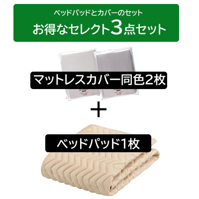 フランスベッド お得なセレクト3点セット グッドスリーププラス バイオ3点パック ワイドダブルロング 154×205cm francebed under set 【RCP】 [2]