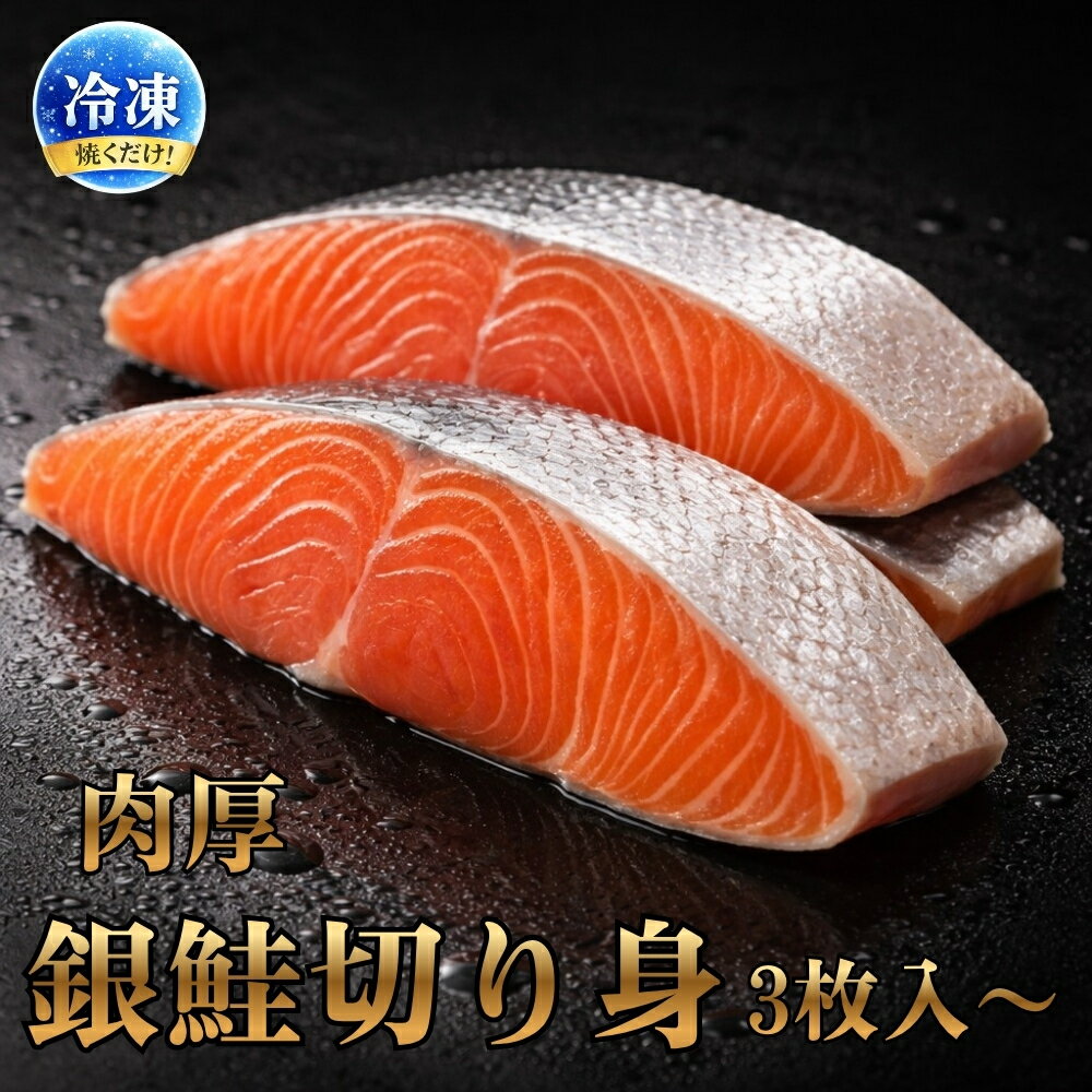 Rakuten - 【肉厚銀鮭切り身】銀鮭 肉厚 約120g 切り身 焼くだけ簡単 おかずに おつまみ 酒の肴 ふっくら ノルウェー産 簡単調理 冷凍 母の日 美味しい