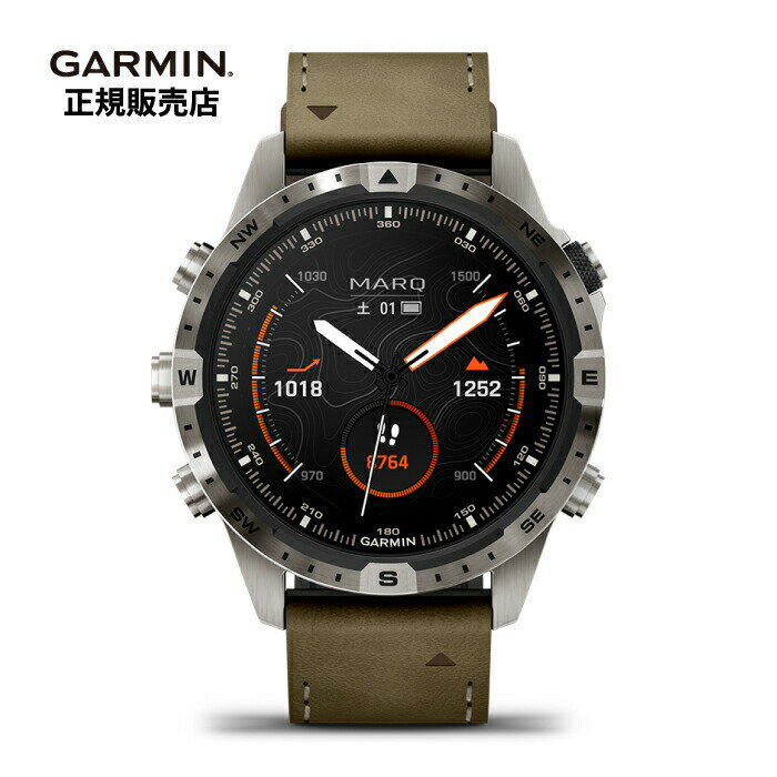 Garmin ガーミン Business Arhlete MARQ Adventurer (Gen 2) 010-02648-D2 スマートウォッチ Suica対応 GPS 日本正規品 AMOLED チタン 防水 音楽保存可能 iOS/Android/PC対応