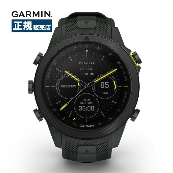 Garmin ガーミン Business Arhlete MARQ Athlete (Gen 2) Carbon Edition 010-02722-B2 スマートウォッチ Suica対応 GPS 日本正規品 AMOLED カーボン 防水 音楽保存可能 iOS/Android/PC対応