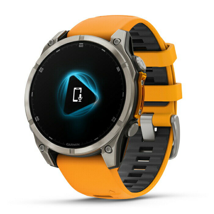 Garmin ガーミン fenix8 Sapphire AMOLED 47mm フェニックス アモレッド 010-02904-17 スマートウォッチ 音声操作 LEDライト 地図内蔵 メンズ Suica対応 GPS 日本正規品 防水 音楽保存 ビジネス ランニング ゴルフ 筋トレ 健康管理