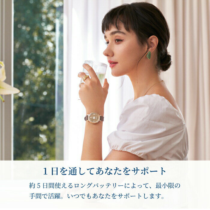 Garmin ガーミン Lily 2 Sport リリー スポーツ 010-02839-23 スマートウォッチ レディース フィットネス ウォーキング ランニング ヨガ 健康管理 睡眠モニタリング 通知機能 タッチ操作対応