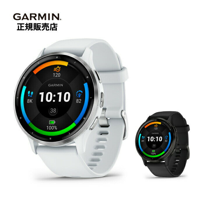 Garmin ガーミン Life Style Venu 3 010-02784-40 010-02784-41 スマートウォッチ Suica対応 GPS 日本正規品 通話 AMOLED 防水 音楽保存可能 iOS/Android/PC対応