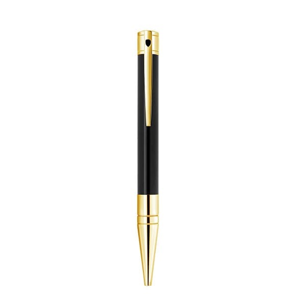 S.T.Dupont エステーデュポン Dイニシャル ブラック ゴールド ボールペン 265202