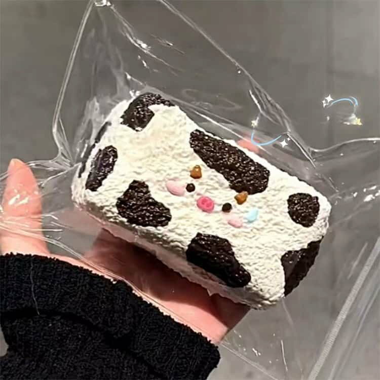 スクイーズ 乳牛 お握りスクイーズ 低反発 おにぎり ぷにぷに ふわふわ おもちゃ 肉球 感触 プッシュ 食品サンプル 握って遊ぶ お菓子 おにぎり スストレス解消 もちもち おしゃれ 子供 こども 暇つぶし 減圧 デザート そっくり 癒し 指の運動 hasukii-10008894 ネットショップハスキー サンプル画像3