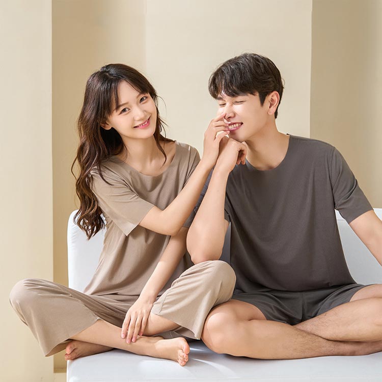 薄手 部屋着 セットアップ ルームウェア 上下セット ロングパンツ ワイド tシャツ ...