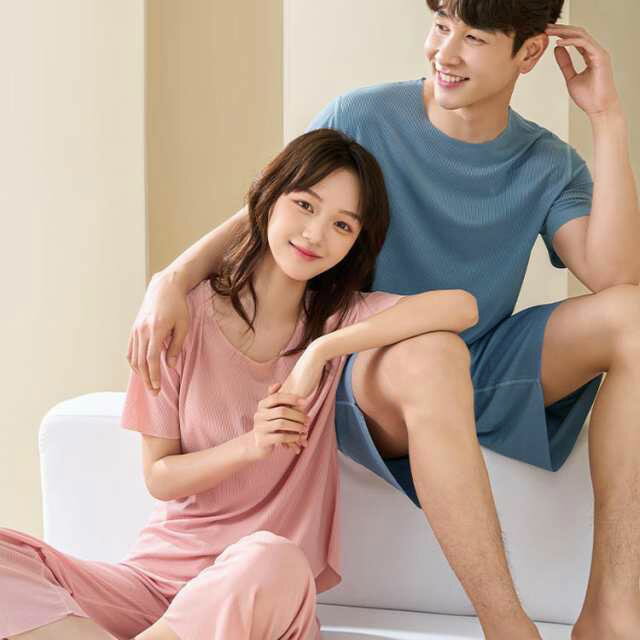 薄手 部屋着 セットアップ ルームウェア 上下セット ロングパンツ ワイド tシャツ ...