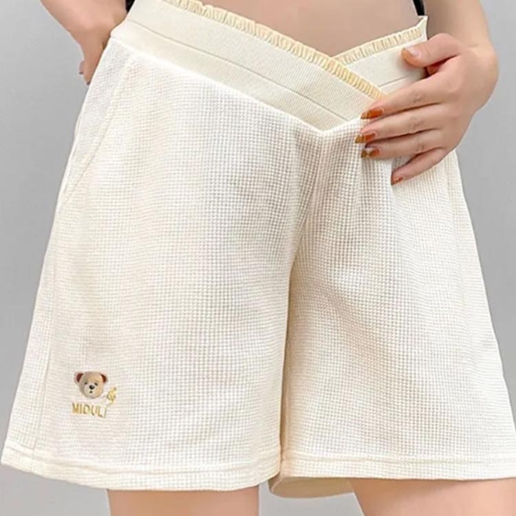 ショーパン 部屋着 短パン ショート パンツ ルームウェア アジャスター 短パン 2点セット 半ズボン 無地 マタニティ 薄手 パジャマ ズボン 妊婦 夏 パジャマ マタニティ 妊婦服 涼しい ショートパンツ カジュアル 2XL 春 マタニティウェア M L XL ハーフパンツ 2