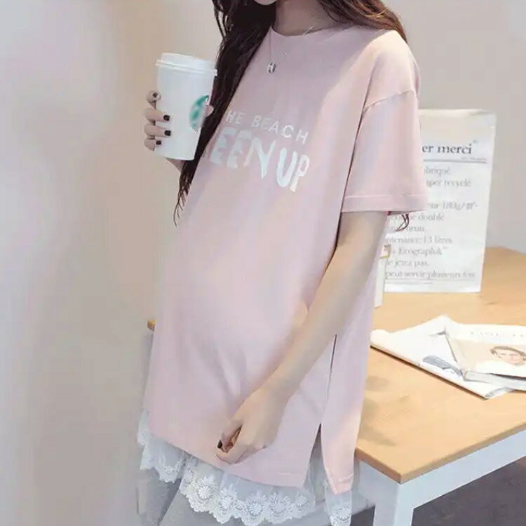 セット チュニック 半袖トップス 妊婦服 Tシャツ 半袖/長袖＆レギンス 薄い 涼しい...