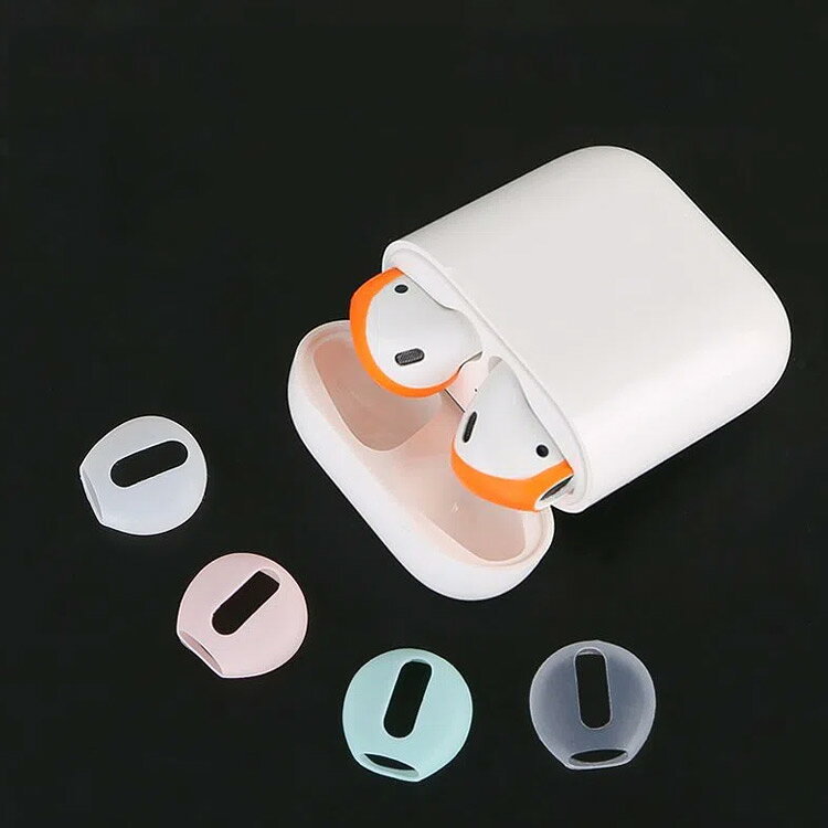 AirPods用 イヤホンカバー 2ペア 第1/2世代 イヤーピース イヤホンアクセサリー エ...