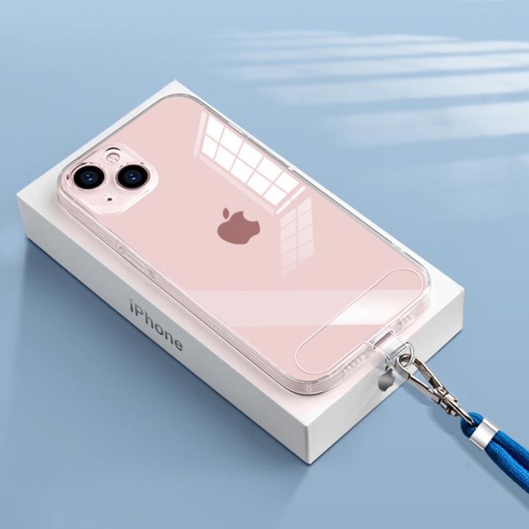 ネットショップハスキーのスマホストラップ 全機種対応 携帯ストラップ 取り付け簡単 ストラップホルダー 落下防止 ストッパー 極薄 耐荷重 紛失防止 首掛け 肩掛け 柔らかい 外付け 後付け 送料無料 掛けひもは付属していません｜アングル3