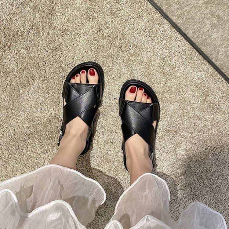 ナースサンダル 軽量 サンダル レディース 厚底 クロスストラップ ストラップサンダル フロントクロス 軽い 痛くない 疲れにくい 看護 オフィス 滑り止め 送料無料