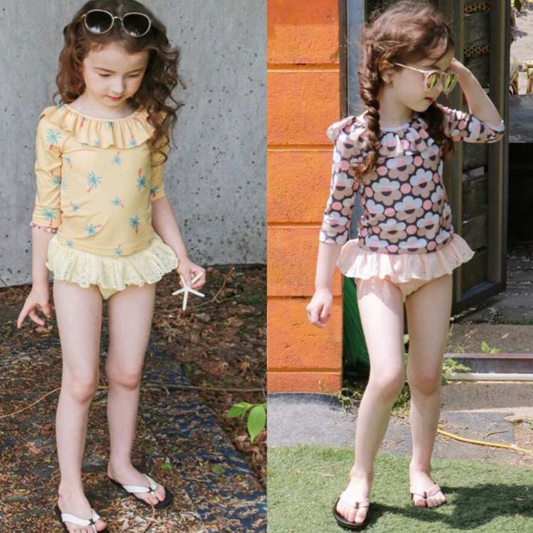 ラッシュガード 水着 3点セット セパレート ベビー ベビースイミング キャップ付き...