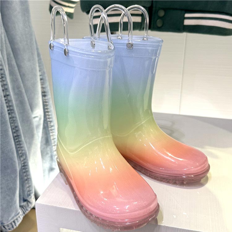 長靴 キッズ レインブーツ レインシューズ 雨靴 子供靴 雨具 ジュニア 女の子 アウ...