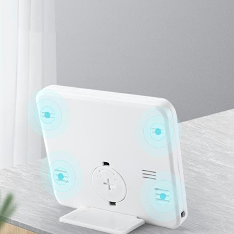 デジタル 温湿度計 デジタル時計 湿度計 温度計 卓上 壁掛け 高精度 熱中症 ベビー用品 風邪 カビ 肌ケア おしゃれ 高精度 時計機能 家庭用 送料無料 [2]