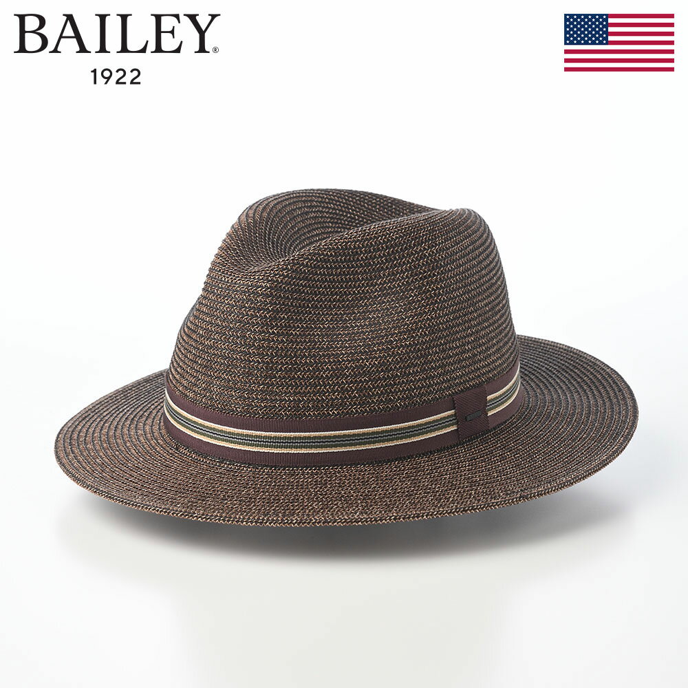 BAILEY 中折れハット 帽子 メンズ レディース カジュアル おしゃれ 紳士帽 ファッション小物 ブランド ベイリー アメリカ HESTER BRAID HAT(ヘスター ブレードハット) コーヒー 父の日ギフト