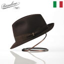 Borsalino ボルサリーノ 中折れハット フェルト帽 秋 冬 メンズ 中折れ帽 フェドラ 紳士帽 大きいサイズ フォーマル おしゃれ 高級 ブランド イタ...