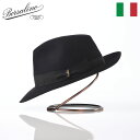 Borsalino ボルサリーノ 中折れハット フェルト帽 秋 冬 メンズ 中折れ帽 フェドラ 紳士帽 大きいサイズ フォーマル おしゃれ 高級 ブランド イタ...
