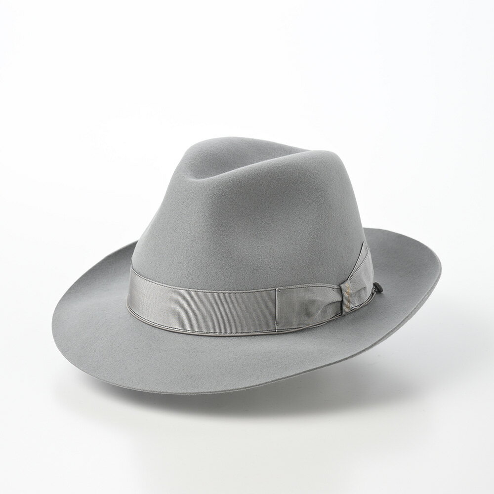 Borsalino ボルサリーノ 中折れハット フェルト帽 軽量 秋 冬 メンズ 中折れ帽 フ...