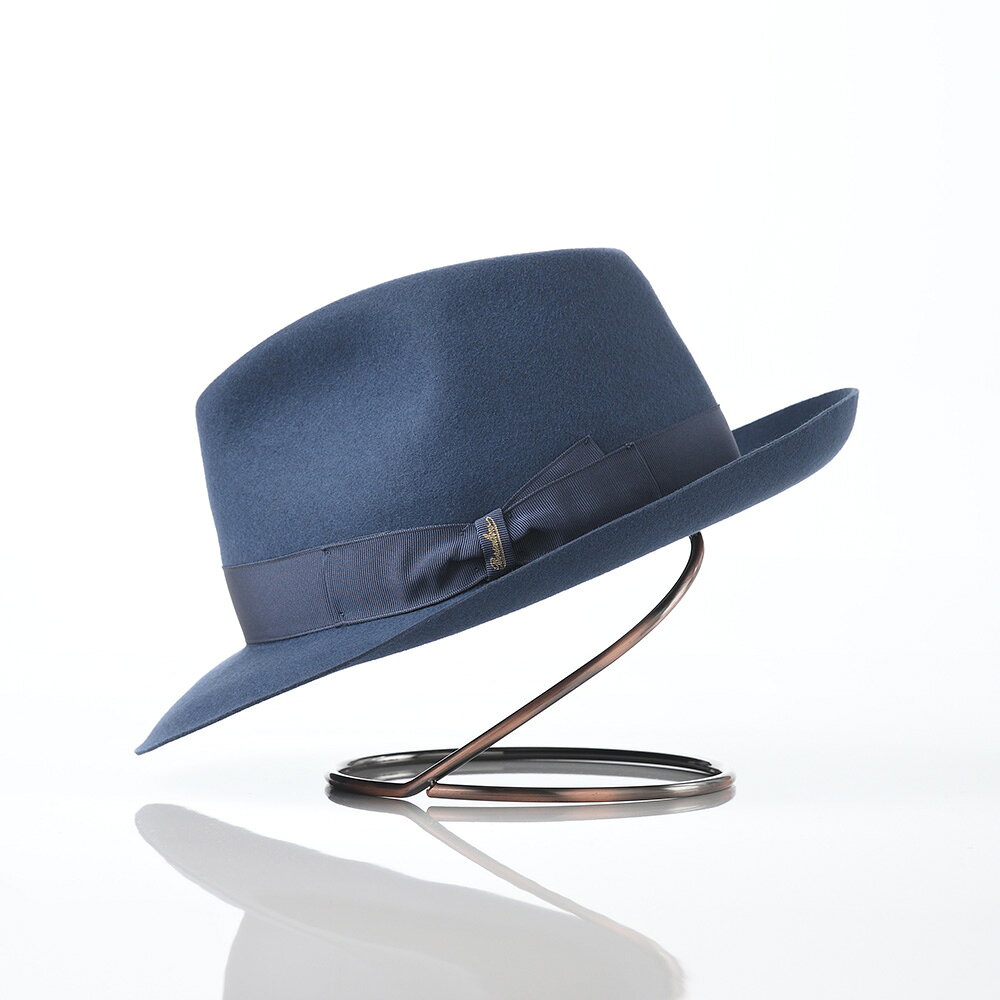 Borsalino ボルサリーノ 中折れハット フェルト帽 軽量 秋 冬 メンズ 中折れ帽 フ...