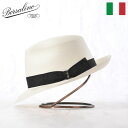 Borsalino ボルサリーノ パナマ帽 パナマハット 中折れハット 春 夏 メンズ 中折れ帽 紳士帽 おしゃれ 高級 ブランド イタリア ファッション小物 ...