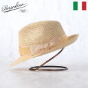 Borsalino ボルサリーノ パナマ帽 パナマハット 中折れハット 春 夏 メンズ 中折れ帽 紳士帽 おしゃれ 高級 ブランド イタリア ファッション小物 ...
