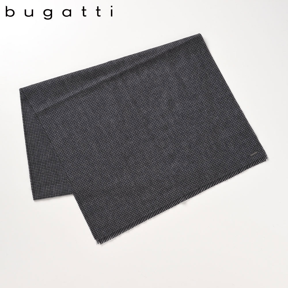 bugatti スカーフ・マフラー メンズ レディース ドイツブランド おしゃれ ファッション小物 ブガッティ Woven Scarf(ウーブンスカーフ) 630315 ブラック 父の日ギフト