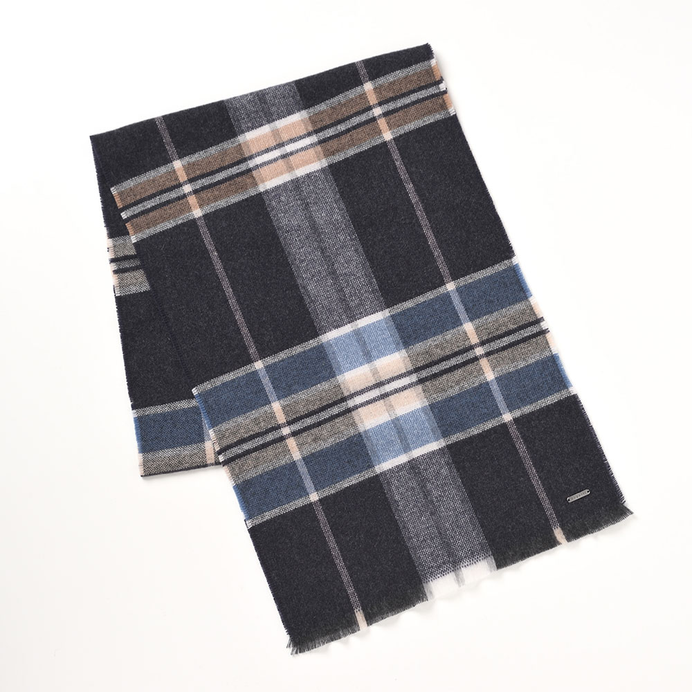 bugatti スカーフ・マフラー メンズ レディース ドイツブランド おしゃれ ファッション小物 ブガッティ Cashmere Scarf(カシミヤスカーフ) 630317 ネイビー