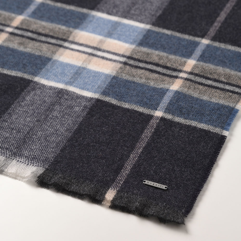 bugatti スカーフ・マフラー メンズ レディース ドイツブランド おしゃれ ファッション小物 ブガッティ Cashmere Scarf(カシミヤスカーフ) 630317 ネイビー