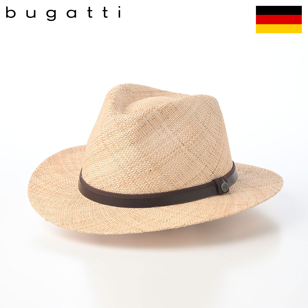 Rakuten - bugatti 帽子 中折れハット パナマハット 春 夏 メンズ レディース ユニセックス ギフト カジュアル おしゃれ ドイツブランド ファッション小物 ブガッティ Mesh Panama Hat（メッシュパナマハット） 629022 ナチュラル 父の日ギフト