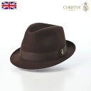 CHRISTYS' LONDON 中折れハット フェルト帽 帽子 メンズ レディース 秋 冬 カジュアル フォーマル おしゃれ ファッション小物 ブランド 紳士...