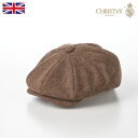 CHRISTYS 039 LONDON キャスケット帽 帽子 ハンチング帽 キャップ CAP メンズ レディース 秋 冬 カジュアル おしゃれ 普段使い ファッション小物 ブランド クリスティーズロンドン BAKER BOY TWEED CAP（ベイカーボーイ ツイードキャップ） ブラウン