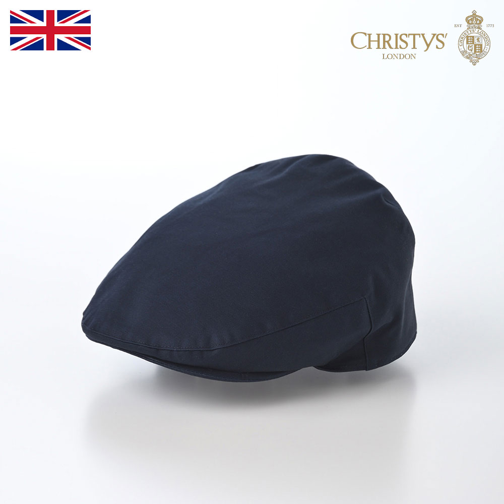 CHRISTYS' LONDON 帽子 父の日 ハンチング帽 春 夏 キャップ CAP メンズ レディース カジュアル おしゃれ 普段使い ファッション小物 ブランド クリスティーズロンドン Balmoral Cotton Cap（バルモラル コットンキャップ） ネイビー