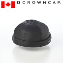 CROWNCAP 帽子 キャップ メンズ 秋 冬 紳士帽 カジュアル アウトドア ギフト 送料無料 あす楽 カナダブランド クラウンキャップ Lambskin ...