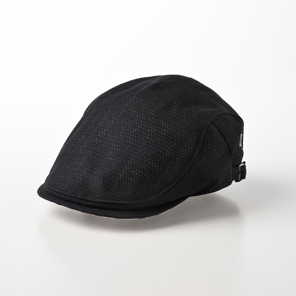 DAKS ダックス ブランド ハンチング帽 メッシュキャップ 帽子 メンズ 春 夏 大きいサイズ おしゃれ シンプル サイズ調節可 SideFree Hunting KARAMI Mesh(サイドフリーハンチング カラミメッシュ) D1310 ブラック 2