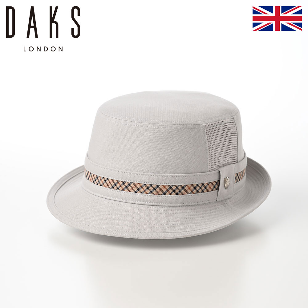 DAKS ダックス 帽子 Alpen Side Mesh(アルペン サイドメッシュ) D1745 グレー