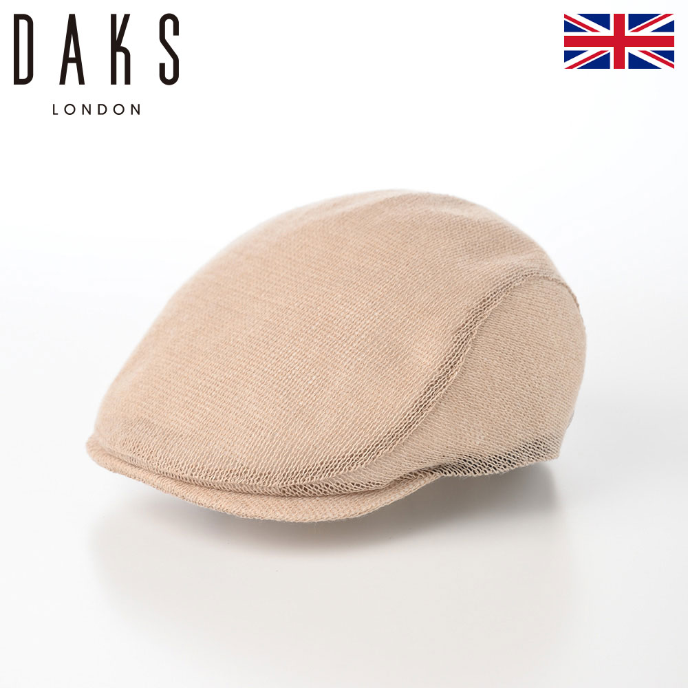 DAKS 帽子 ハンチング帽 メンズ レディース キャップ 鳥打帽 おしゃれ カジュアル 送料無料 あす楽 イギリス ブランド ダックス Hunting Cotton Thermo(ハンチング コットンサーモ) D1810 ベージュ