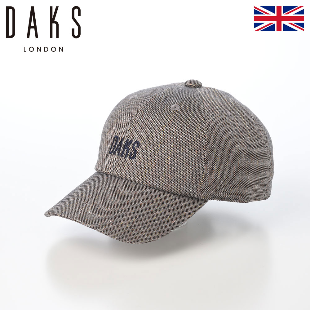 Rakuten - ダックス 帽子 キャップ CAP メンズ サイズ調節可 おしゃれ カジュアル 普段使い イギリスブランド DAKS Cap Melange Tweed(キャップ メランジ ツイード) D1903 グレー 父の日ギフト 2026