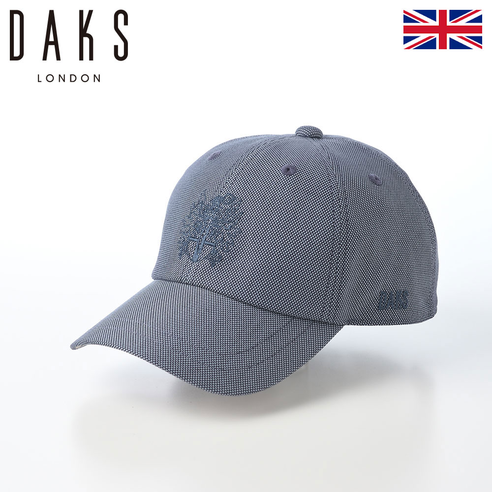 乐天商城 - DAKS 帽子 メンズ レディース キャップ 鳥打帽 おしゃれ カジュアル ブランド ダックス Cap Cool Max Dobby(キャップ クールマックス ドビー) D2015 ネイビー 父の日ギフト 2026