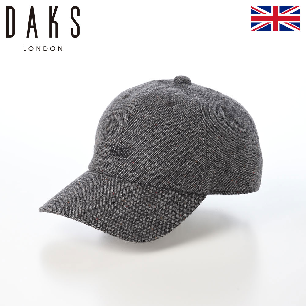 乐天商城 - DAKS ダックス キャップ CAP 帽子 メンズ レディース ベースボールキャップ 野球帽 大きいサイズ スポーツ アウトドア uv対策 ファッション小物 Cap Knep Tweed（キャップ ネップツイード） D2043 チャコール 父の日ギフト 2026