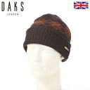 DAKS 帽子 ニット帽 メンズ レディース おしゃれ カジュアル ブランド ダックス Knit Watch Argyle(ニットワッチ アーガイル) D204...