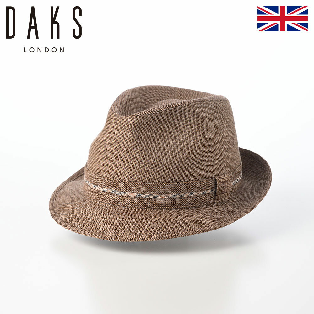 乐天商城 - DAKS ダックス 帽子 ソフトハット メンズ レディース 紳士帽 大きいサイズ サイズ調整 uv カジュアル アウトドア ブランド New Lescaut Chambray Mesh（ニューレスコー シャンブレーメッシュ） D3004 ベージュ 父の日ギフト 2026